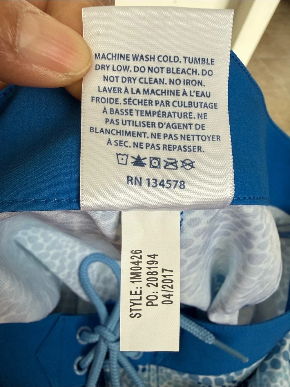 Vineyard Vines Blue Mosaic Print Board Shorts